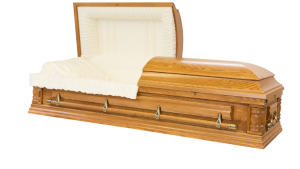 Maxima Oak Traditional Casket