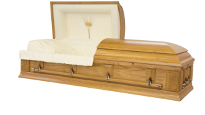 Prairie Oak Traditional Casket